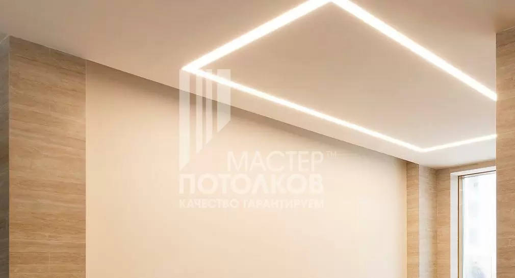 световые линии в форме прямоугольника