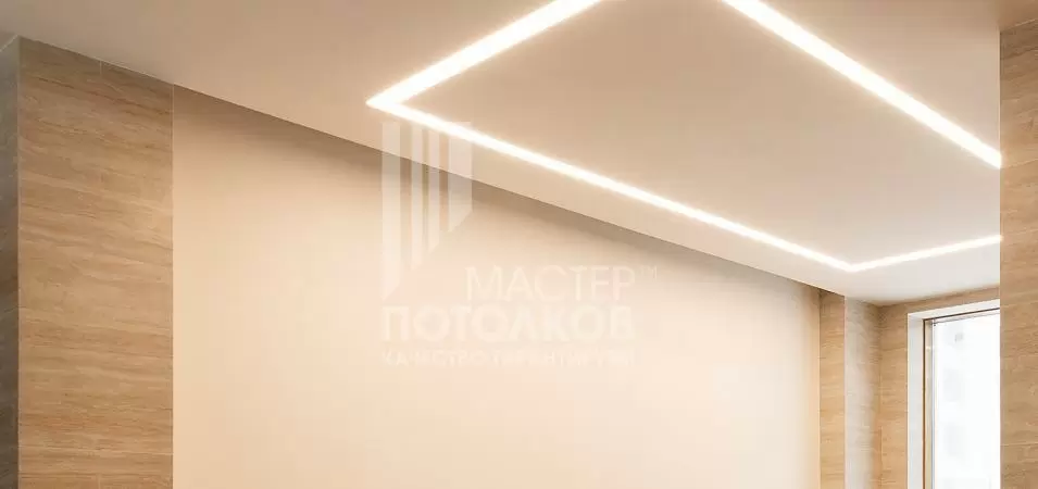 световые линии в форме прямоугольника