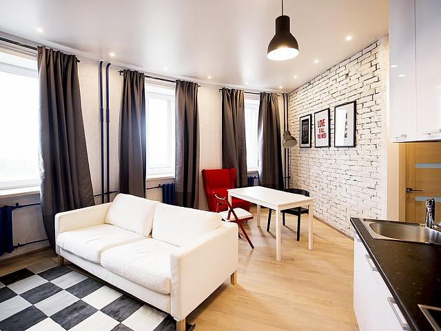 небольшая студия в современном стиле